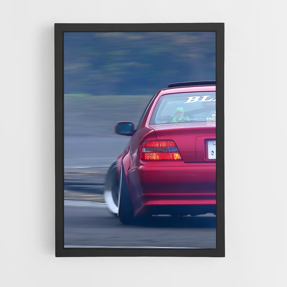 Poster Envoûtant Chaser jzx – affiche Toyota (vue 2)